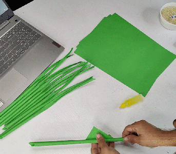 Making the Flower's Stem