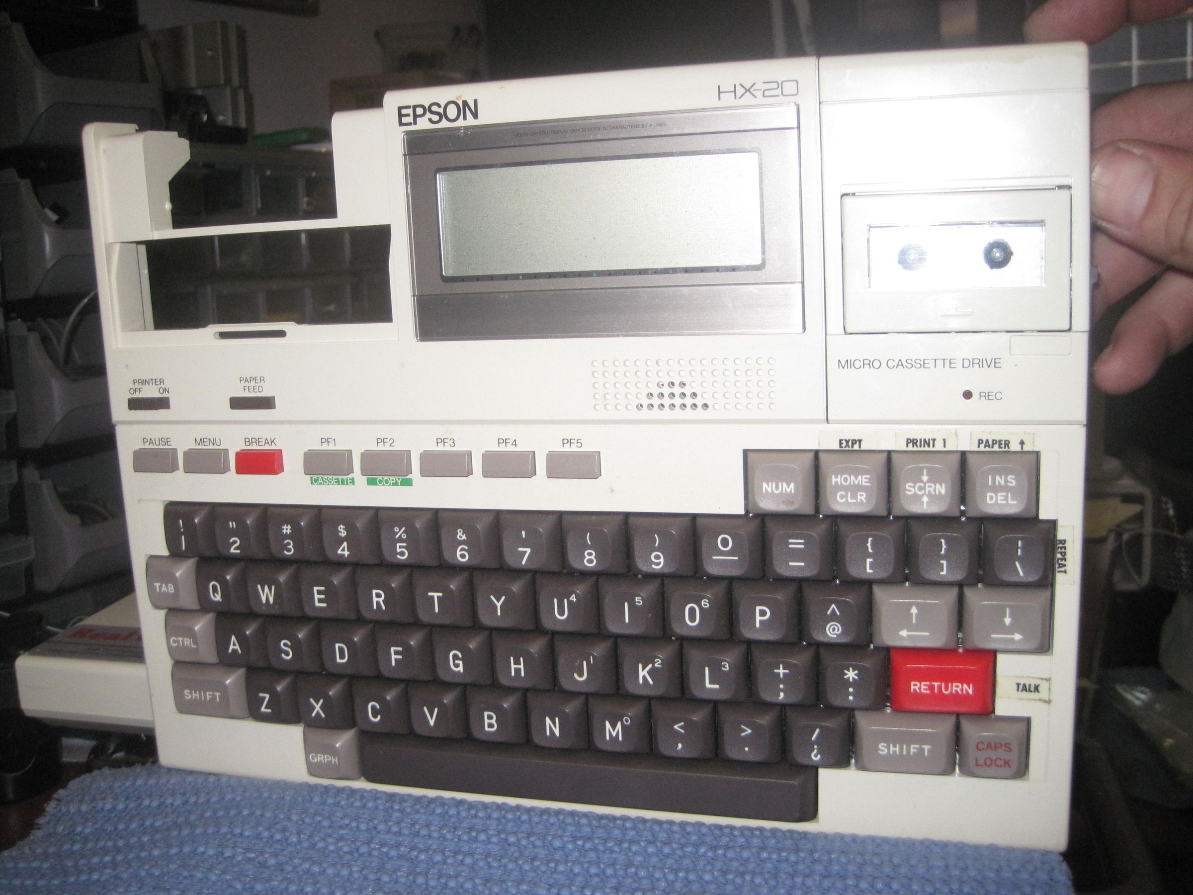 Repairing a Epson Hx20 with Real Voice