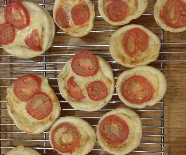 Flo's Cheese and Tomato Tarts (Easy)