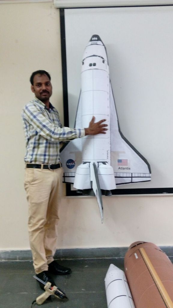 Space Shuttle Paper Model Print Out