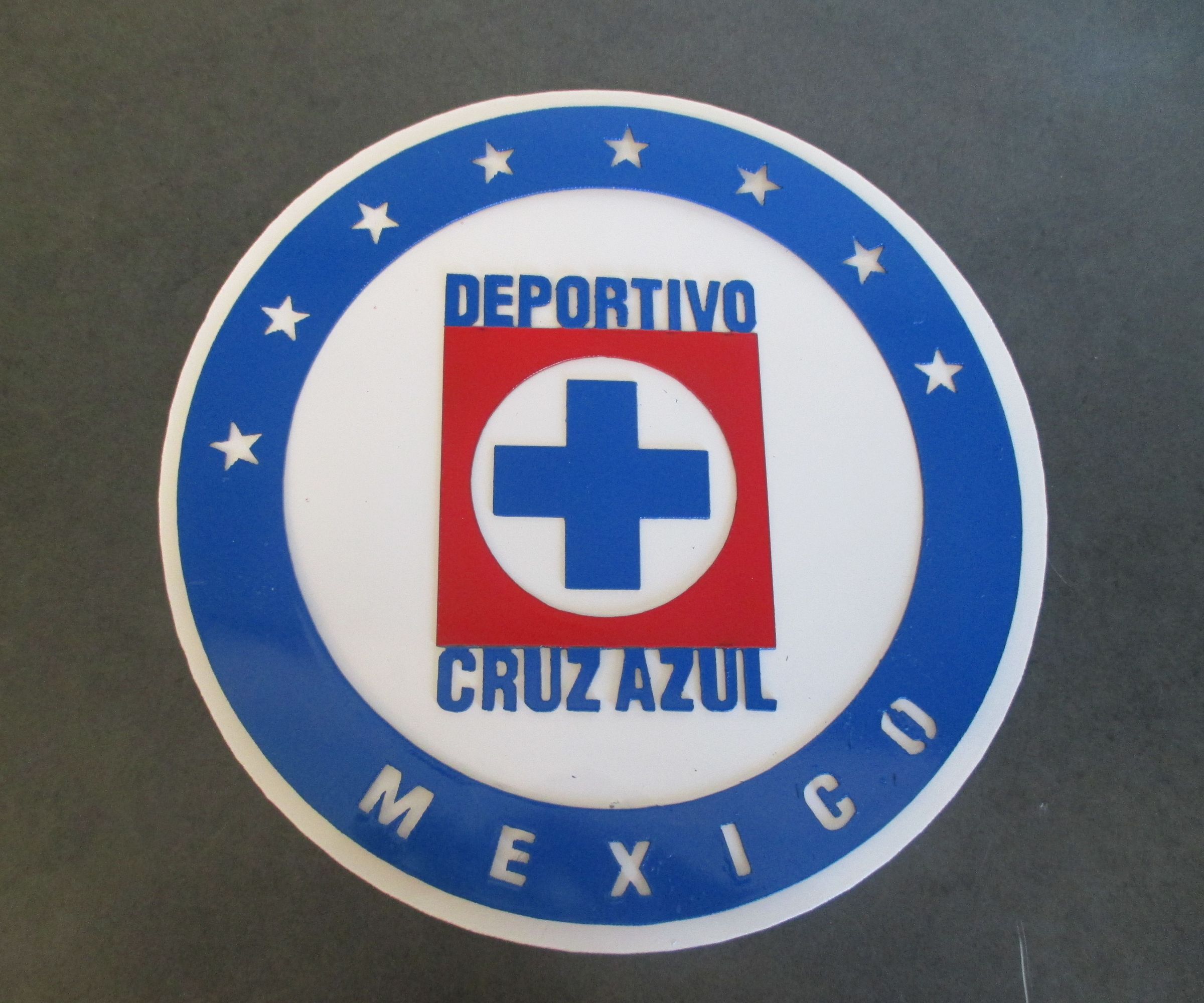 Metal Cruz Azul Emblem