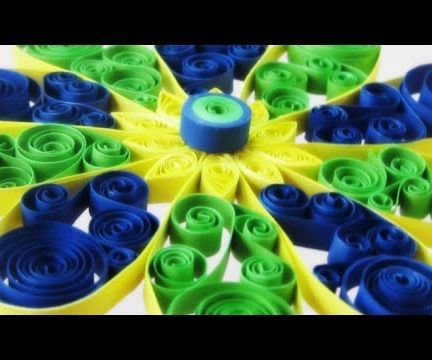 Paper Quilling Flower for Decoration