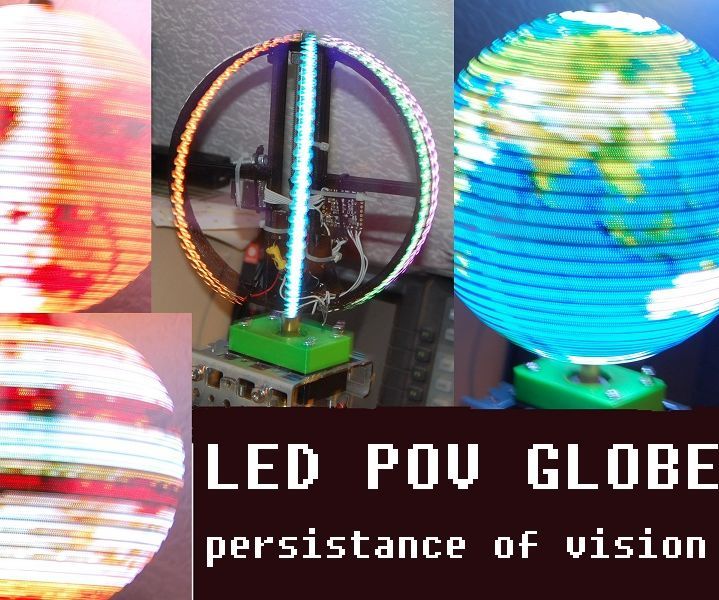 POV Globe 24bit True Color and Simple HW