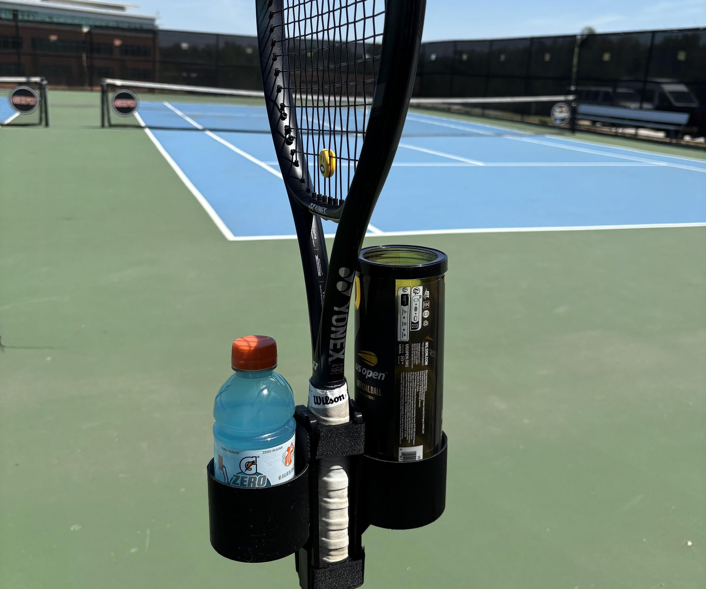 Racket Rack - Custom Attachment for Tennis Rackets
