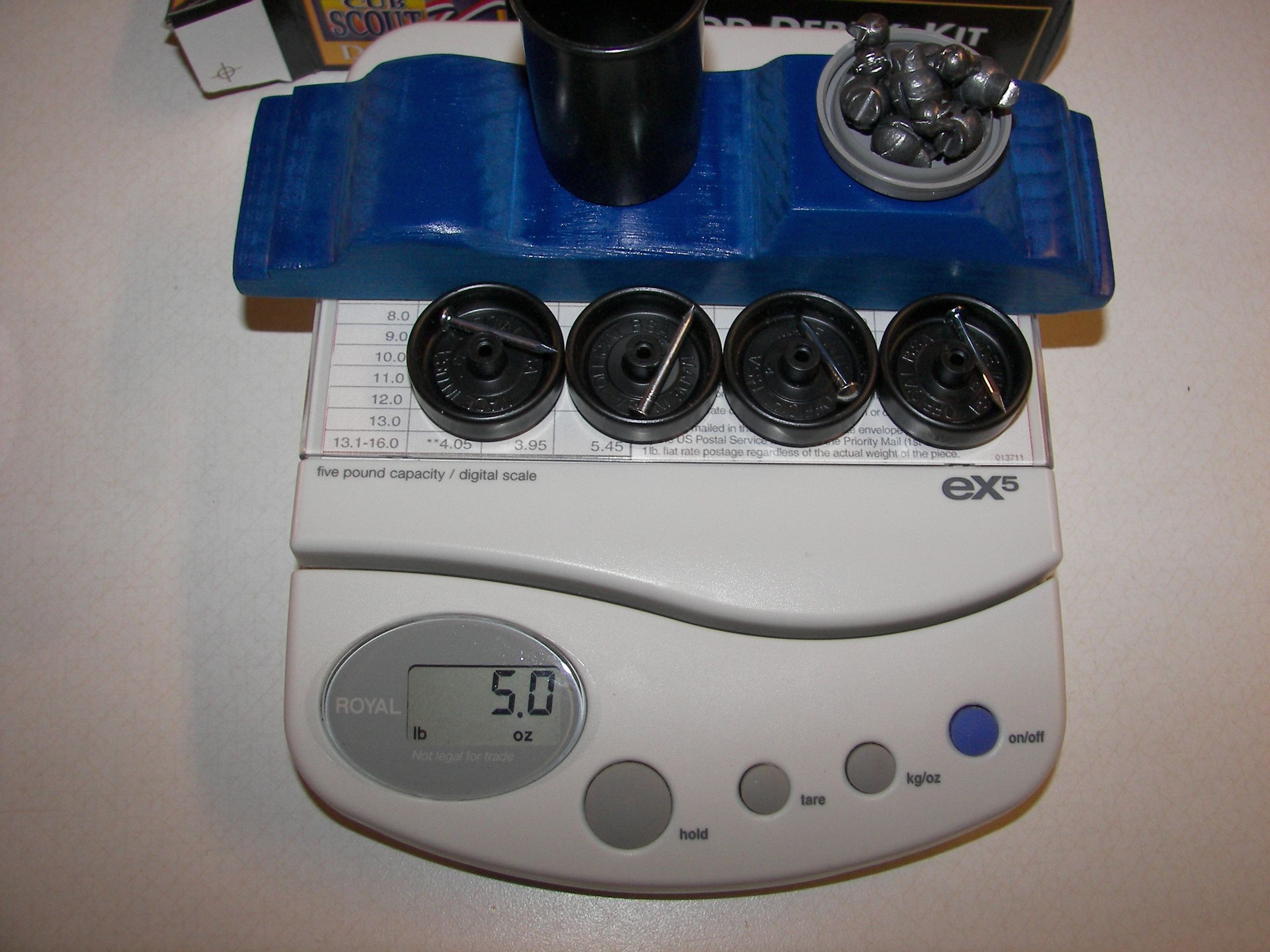 Pinewood Derby Car Weight Compartment 5 Steps Instructables