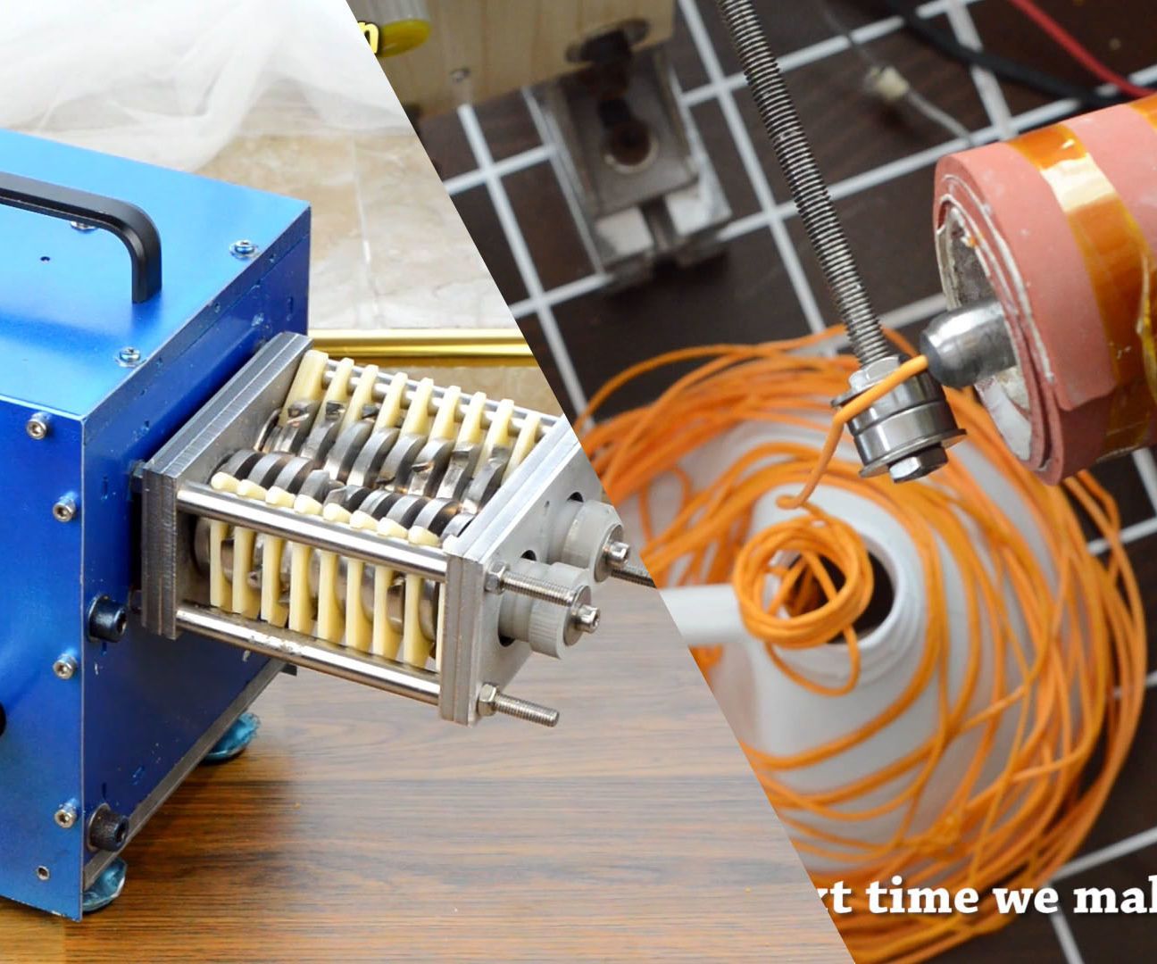 Make a Mini Shredder and Recycling 3d Printing Plastic