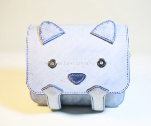 Cat Leather Bag