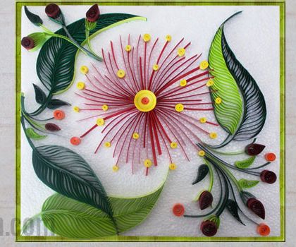 Quilling Wall Decoration Idea:How to Make Wall Hanging Using Quilling Art