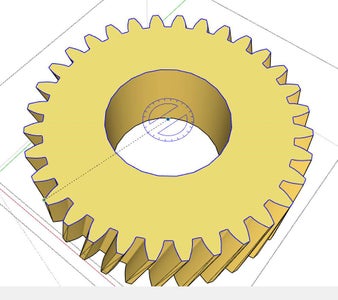 Governor Worm Gear and Shaft Regulator Gear