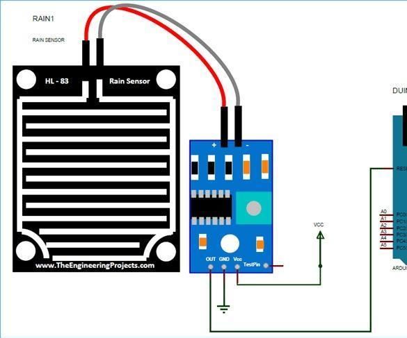 RAIN DROP SENSOR 