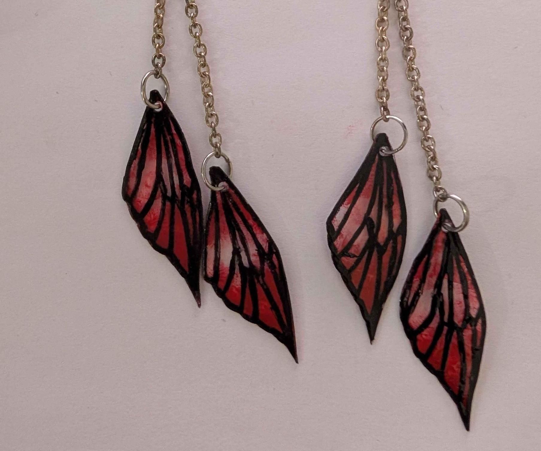 DIY Fairy Wing Earrings