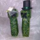 Minecraft Creeper Wedding Cake Toppers