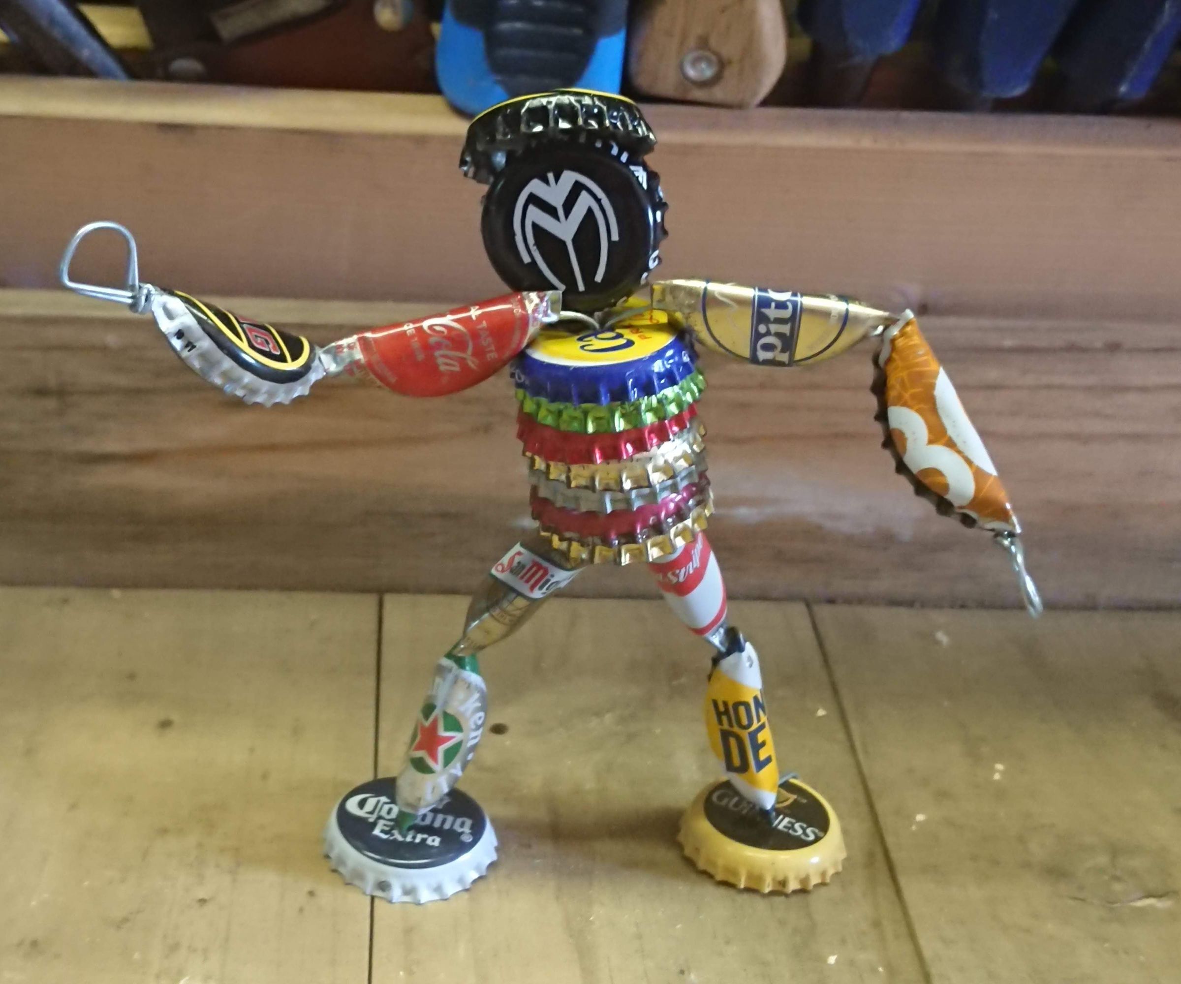 Bottle Cap Figure