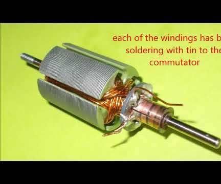 REWINDING a DC  MOTOR  (RS-540 Brushed Type)