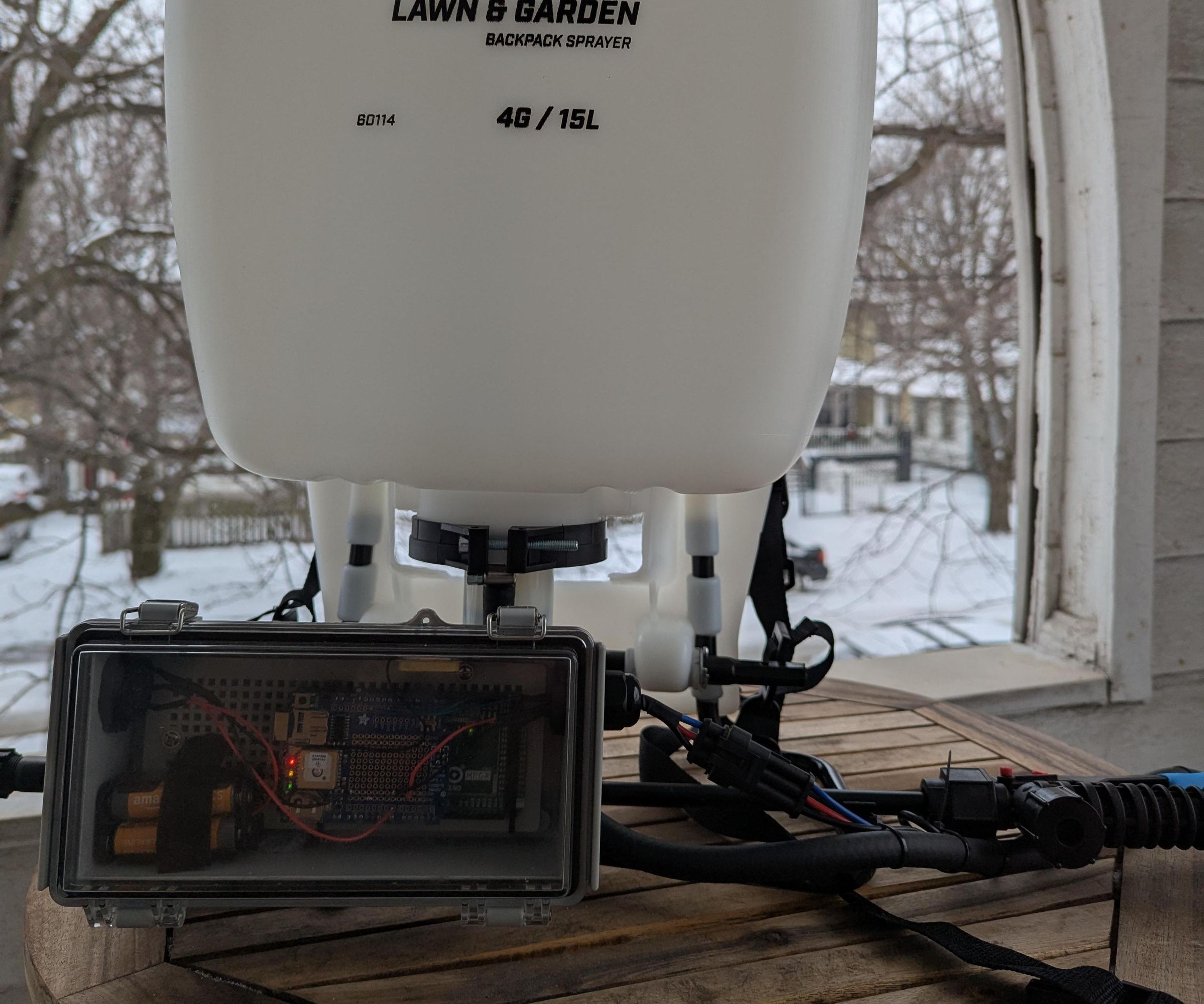 GPS Backpack Herbicide Tracker