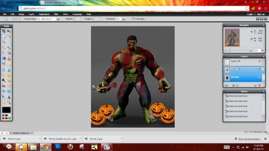 Adding Pumpkins + Making Background