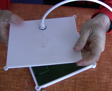 Pass the Cable Through the Closing Back Panel