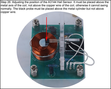 Adjusting the Position of A3144 Hall Sensor