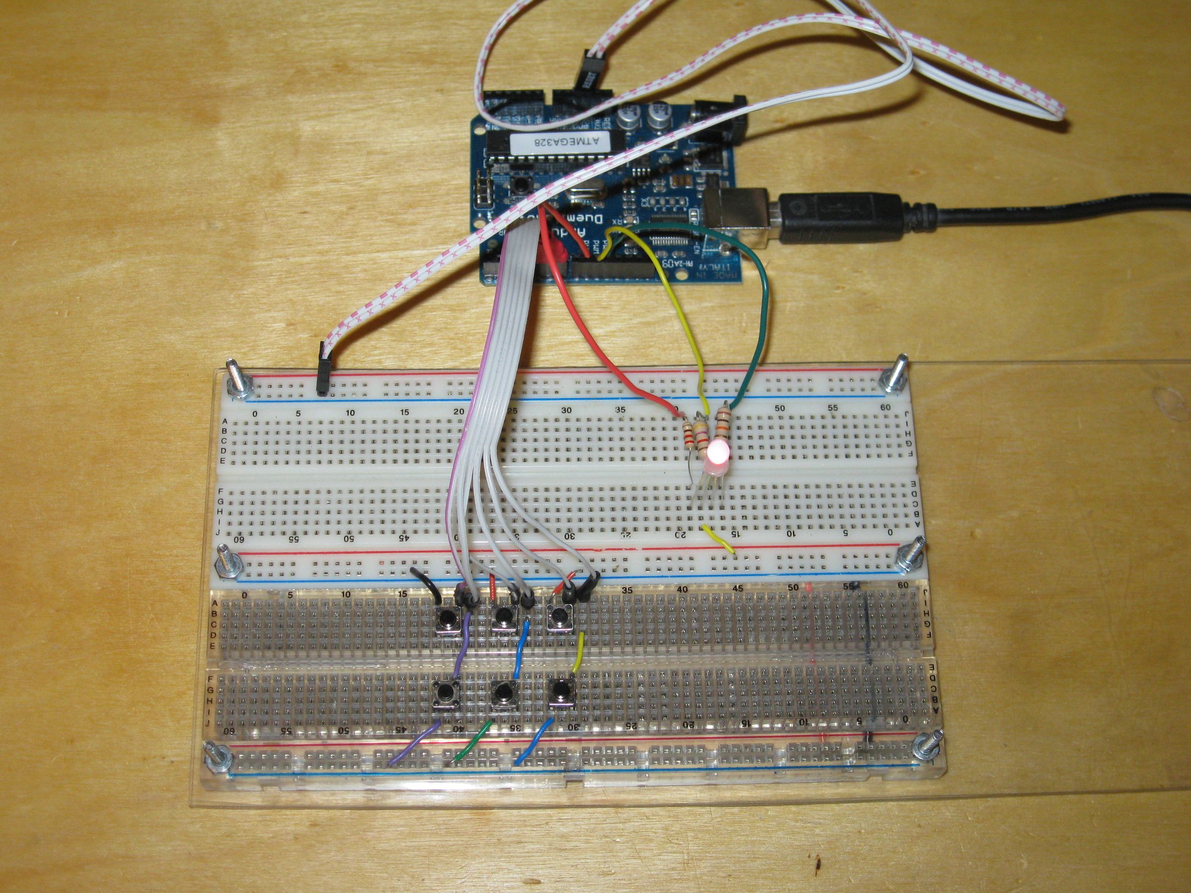 6 Button RGB Controller.