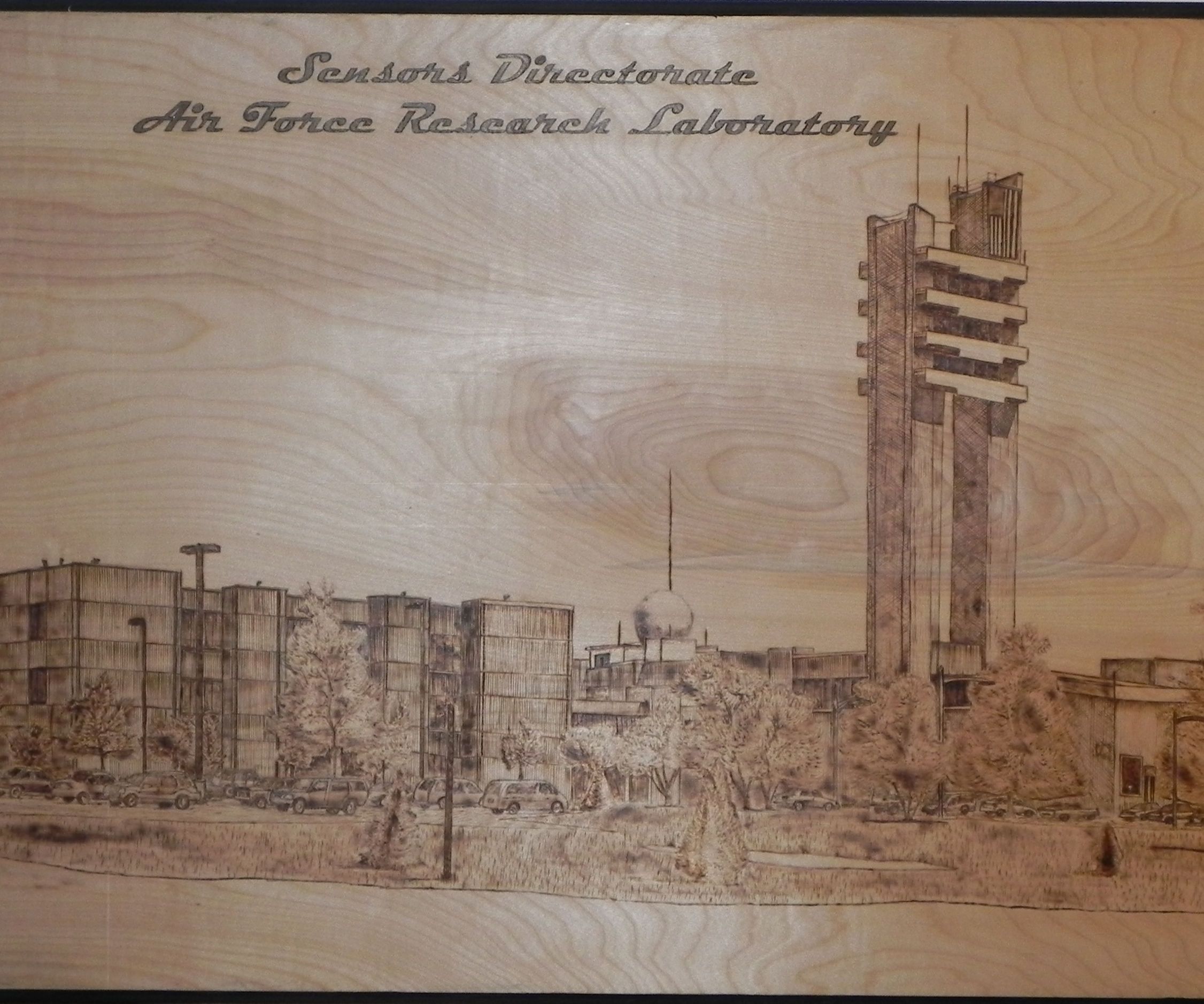 Architectural Mural Pyrography