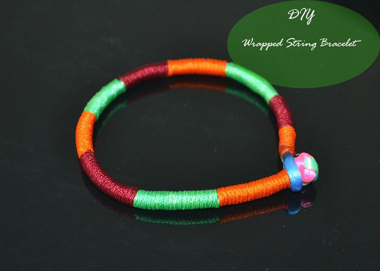 Main Colors for Friendship Bracelets and One of Different Bracelets to Make With String