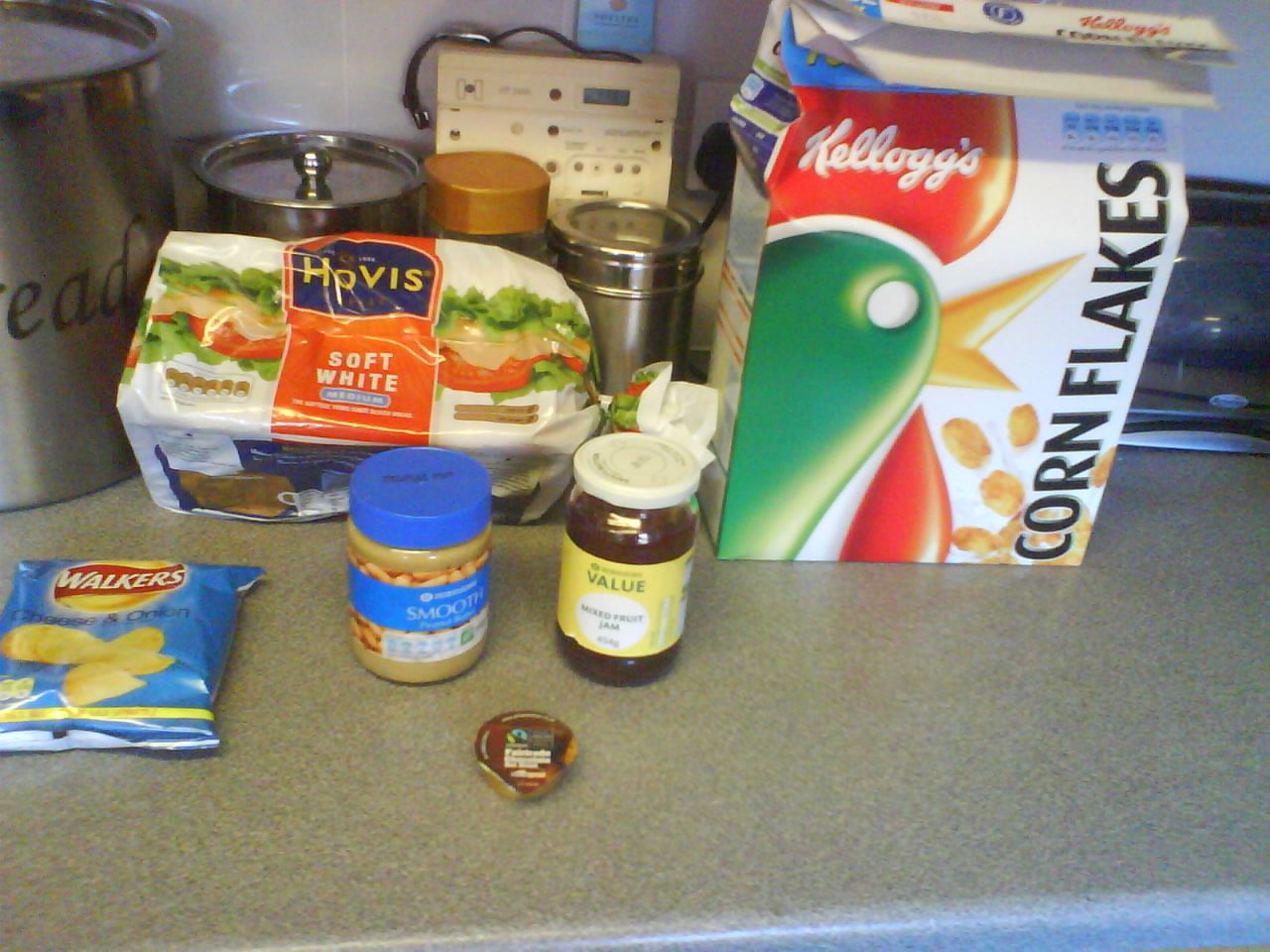 Peanut Butter and Jelly - Triple Decker Heart Attack on a Plate!