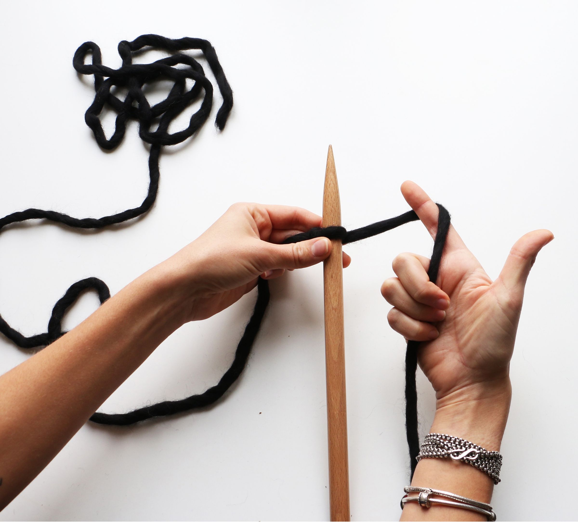 How to Caston Stitches Instructables