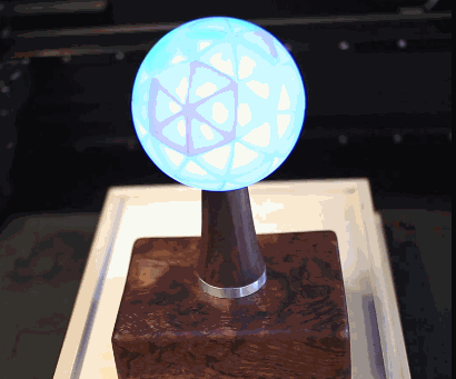 Ommatid Spherical Display: constructing the enclosure and optical globe
