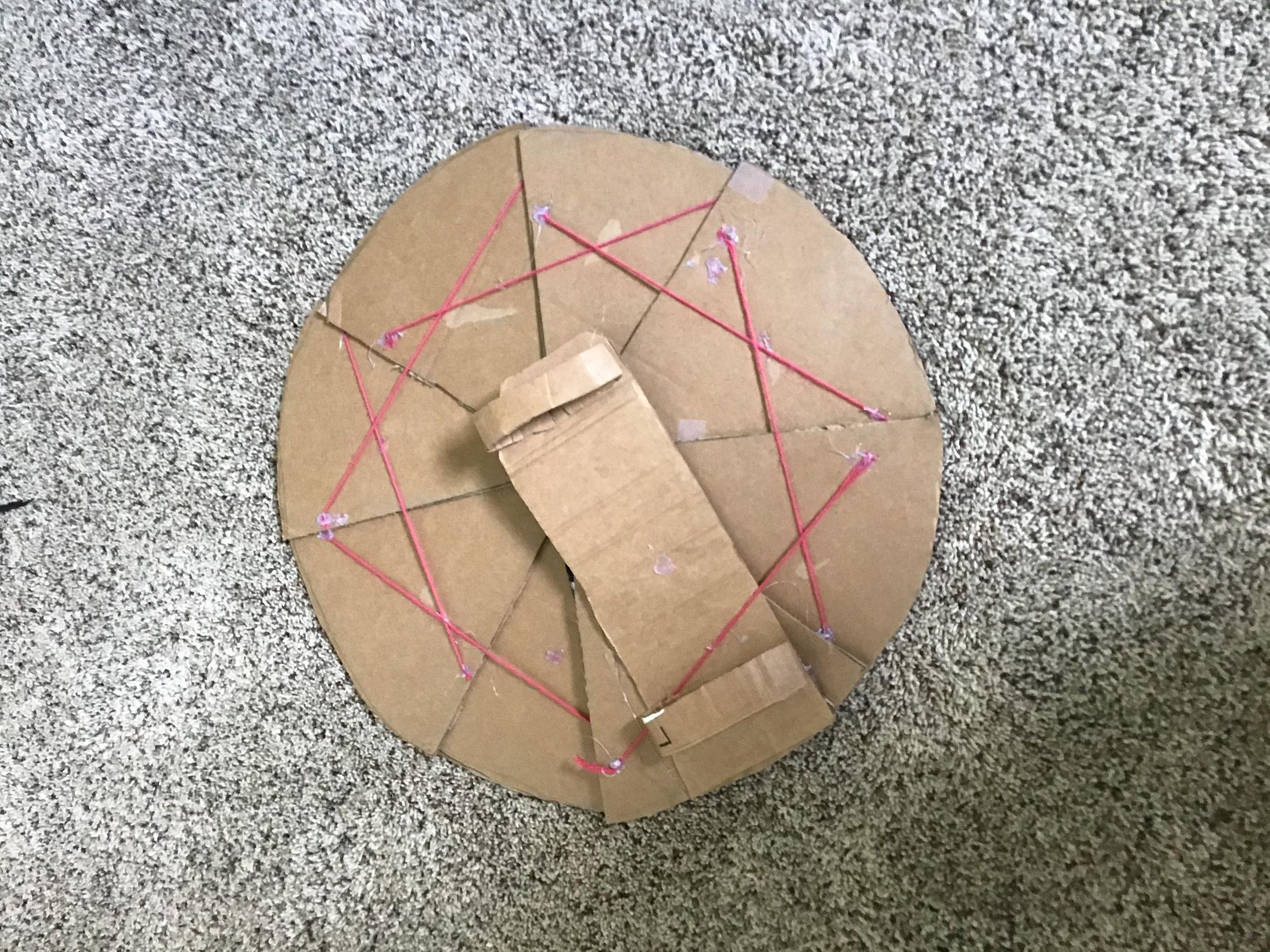Big Cardboard Expandable Shield 8 Steps Instructables