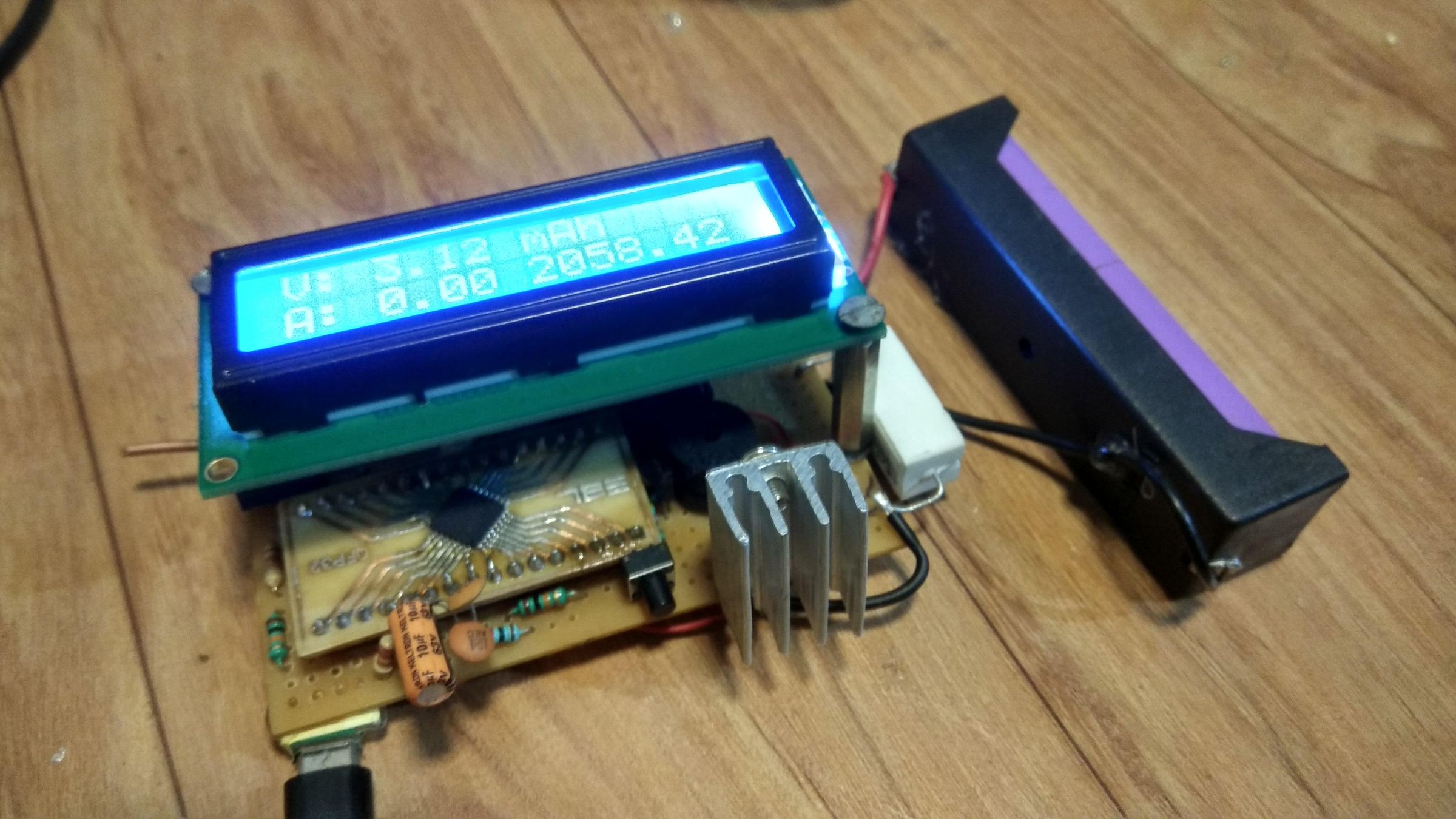 DIY BATTERY CAPACITY TESTER 4 Steps Instructables