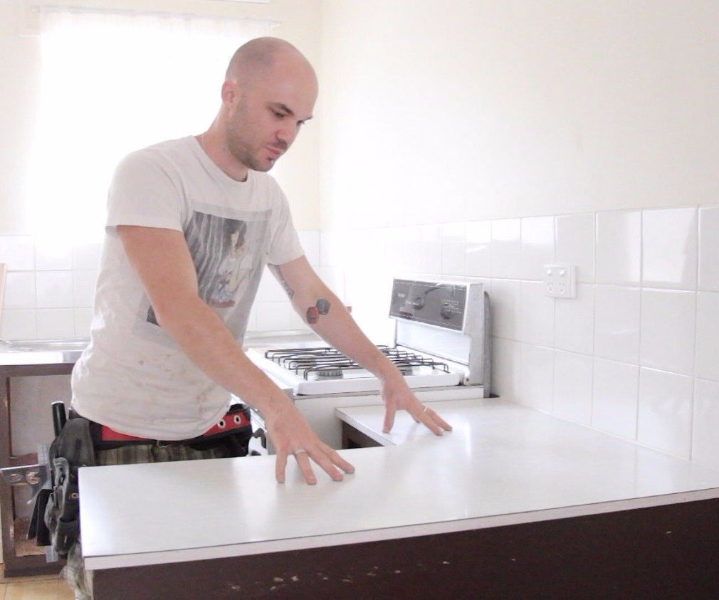 How to Install a Kitchen Countertop (Without Removing the Old One)