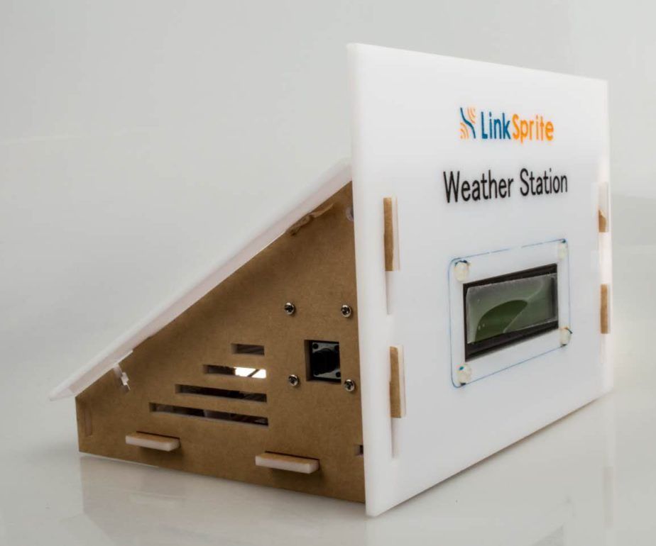 LinkSprite Weather Station Kit With Solar Panel Powered by LinkNode and LinkSpriteIO