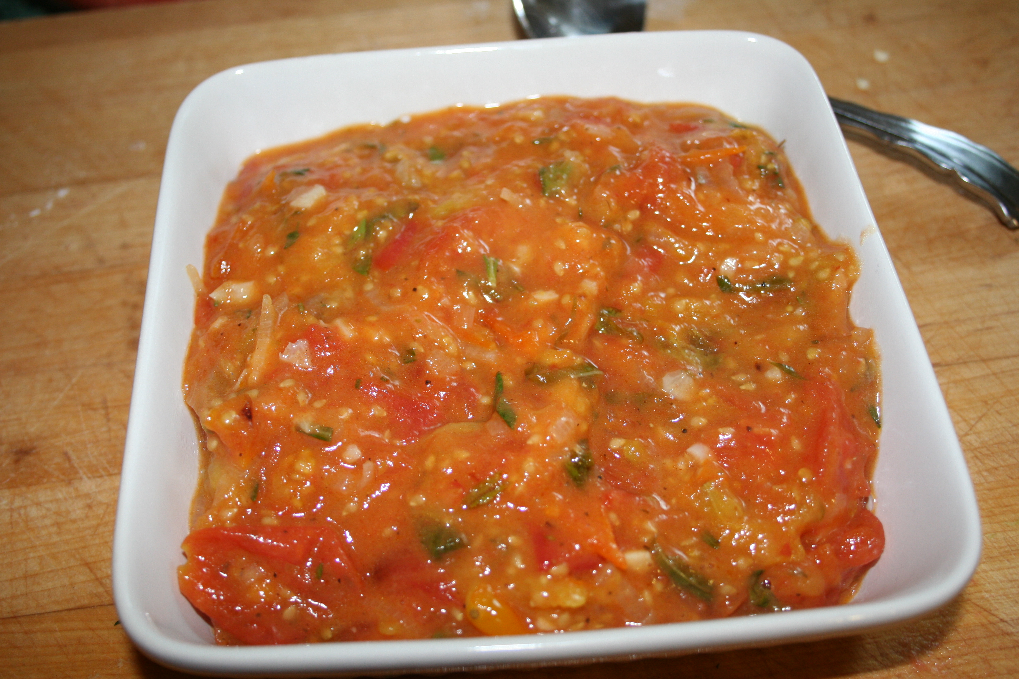 Homemade Garden Pizza Sauce