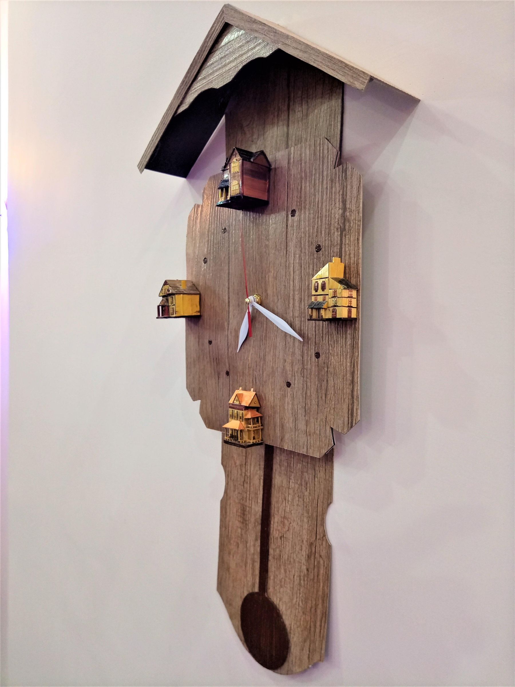 How to Make Backlit Pallet Clock Wall Art 3 Steps Instructables