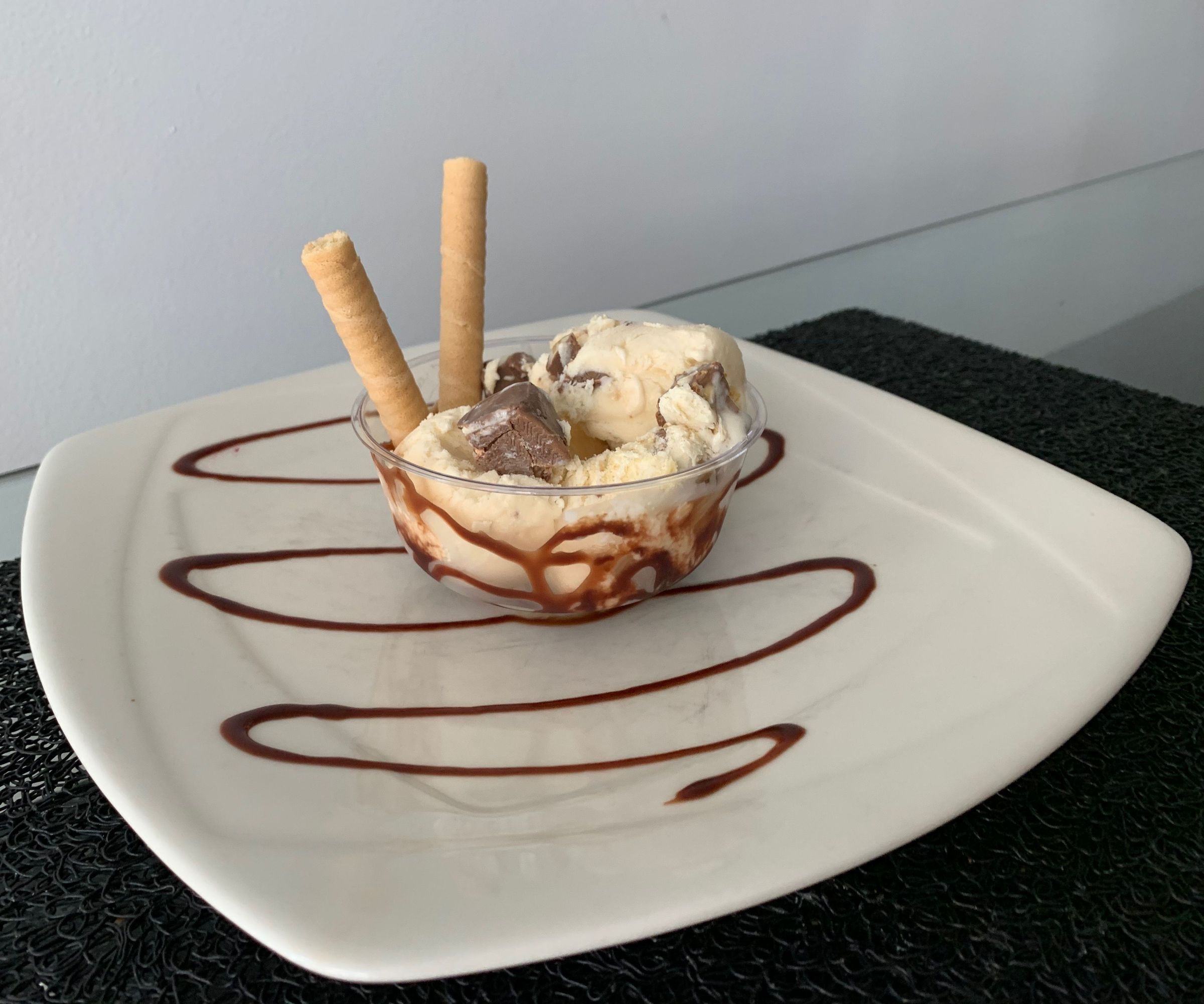 "Milky Way" Vanilla Ice Cream