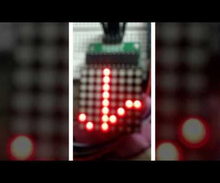 ROLLING DISPLAY USING LED MATRIX