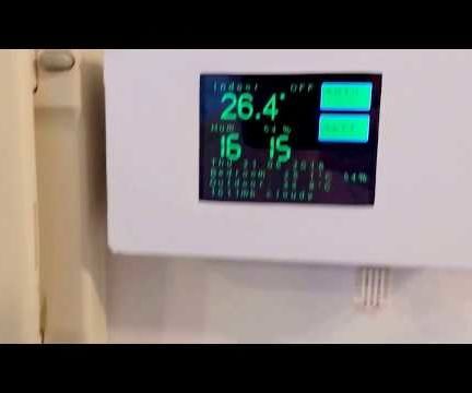 ESP8266 WiFi Touch Screen Thermostat (EasyIoT Cloud)
