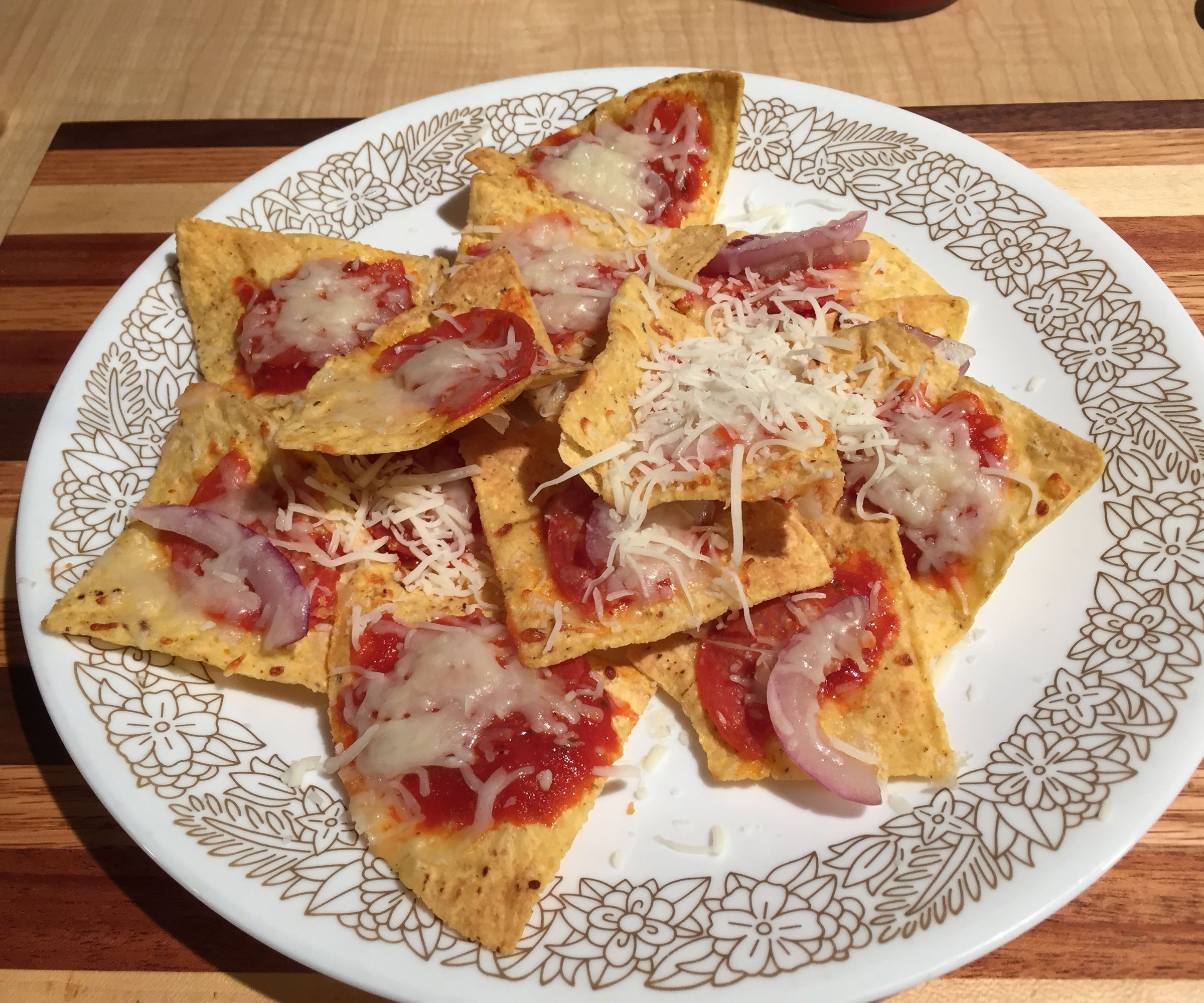 Pizza Nachos | Quick Dinner or Snack