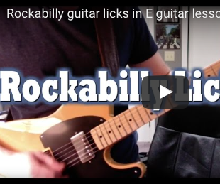 [VIDEO] Rockabilly Licks in E