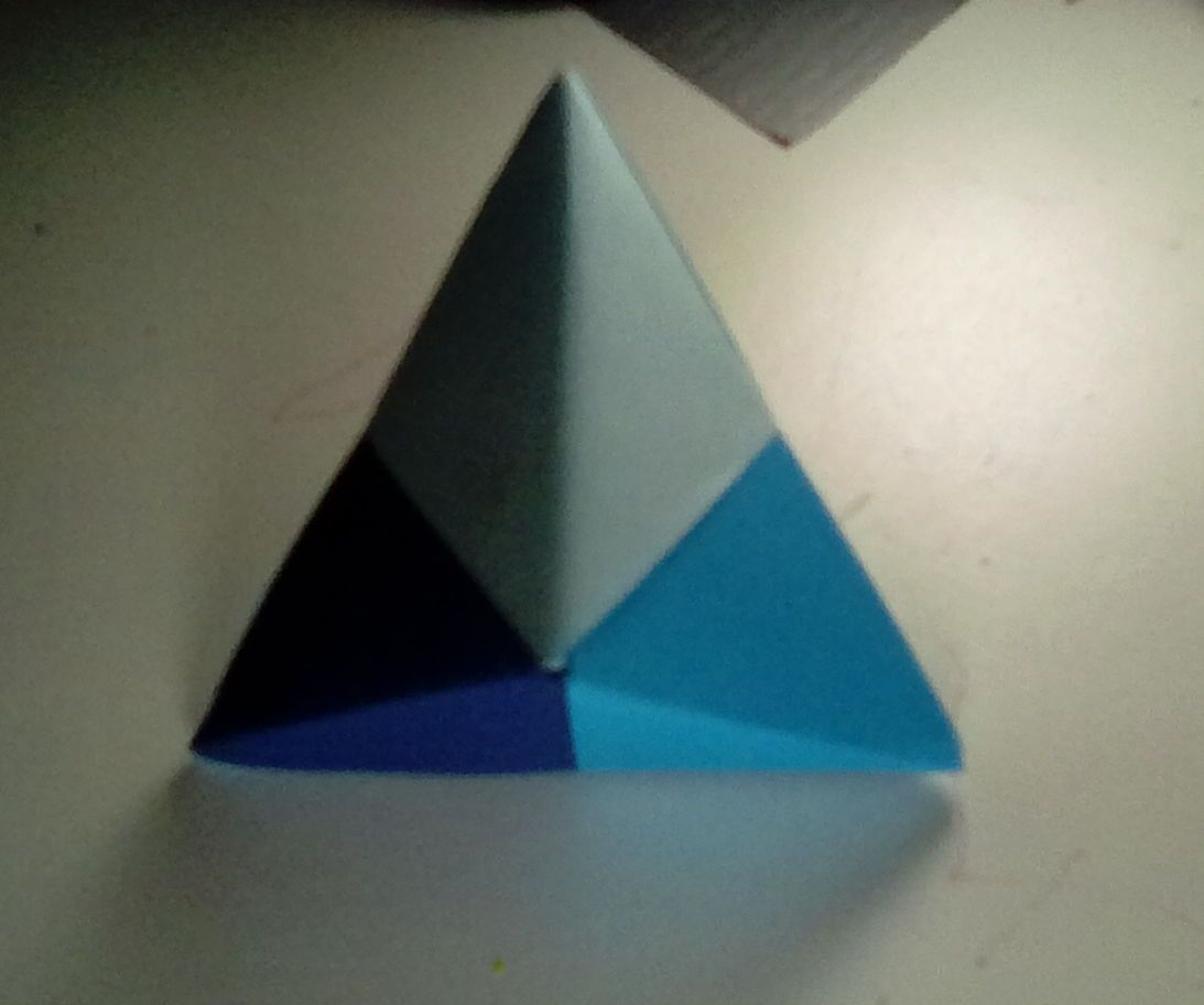 Modular Origami Triangular Bipyramid