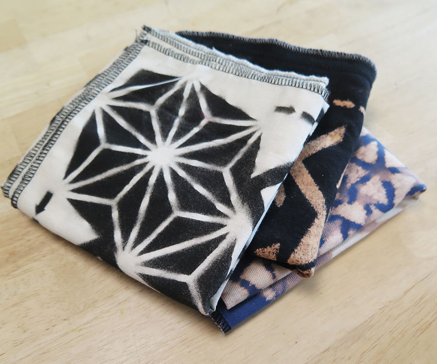 Laser cut stencil bandana