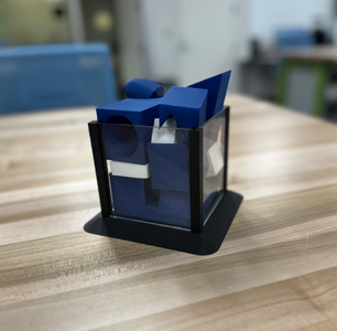 Fun With Tinkercad! 3D Puzzle Cube With Display Case