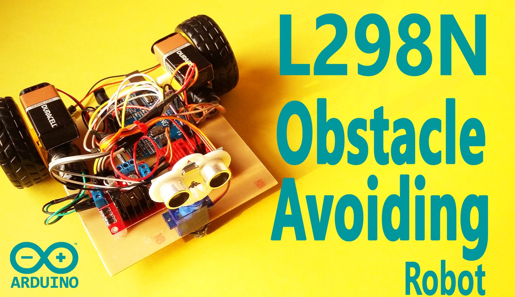 Arduino - Obstacle Avoiding Robot Using L298N