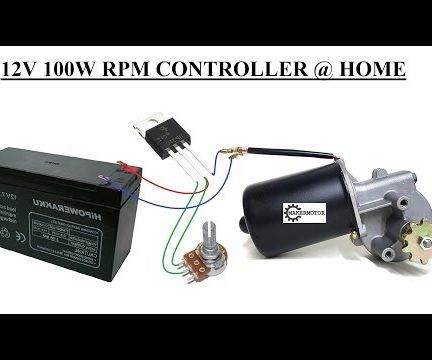 Simplest 12V 100W DC Motor Speed Controller