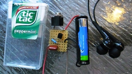 Tic Tac Transistor Amp
