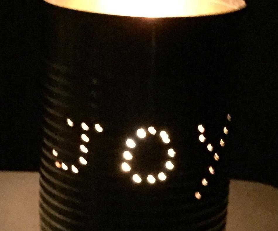 Simple Tin Can Decoration 