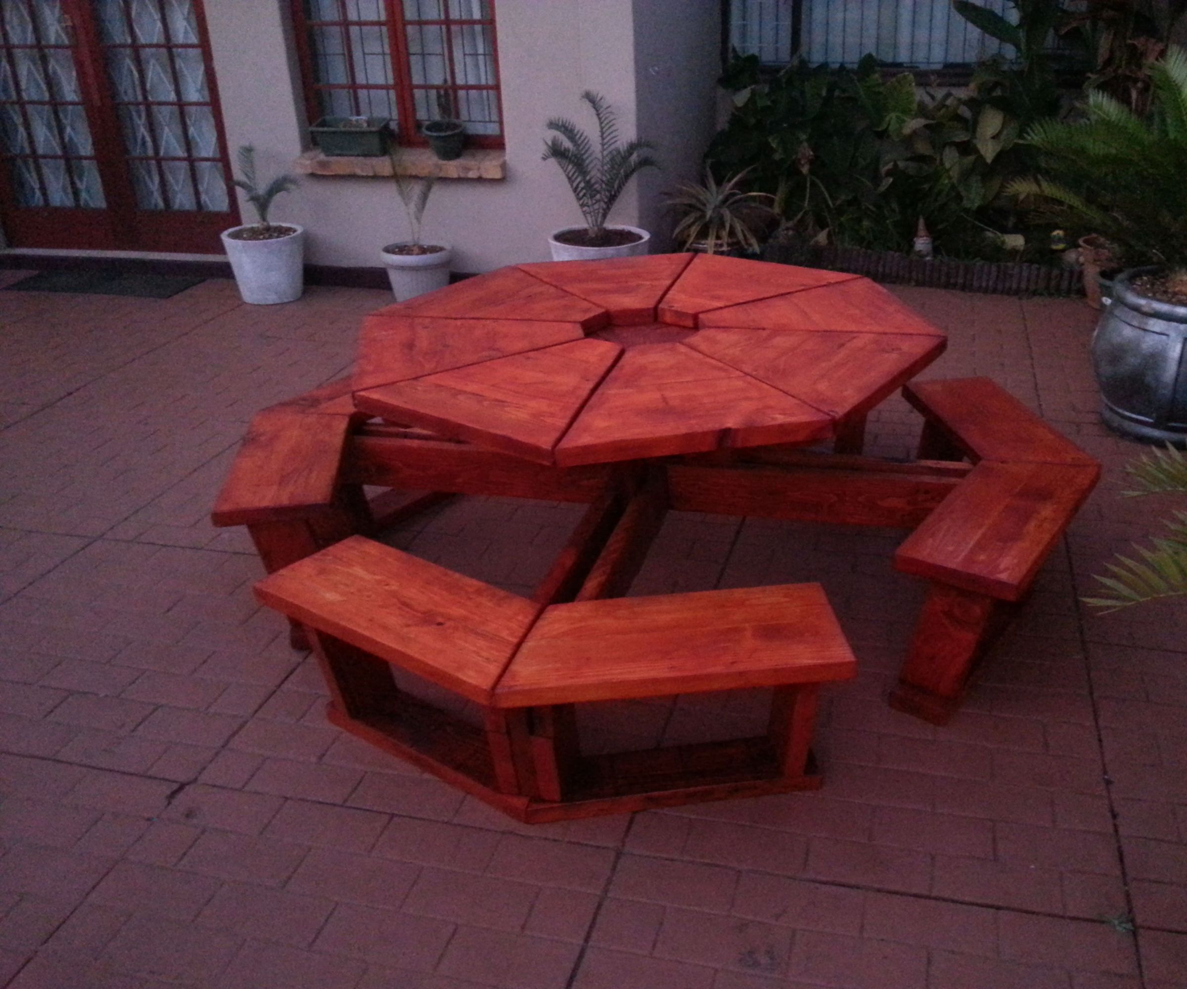 Octagonal Party Bench