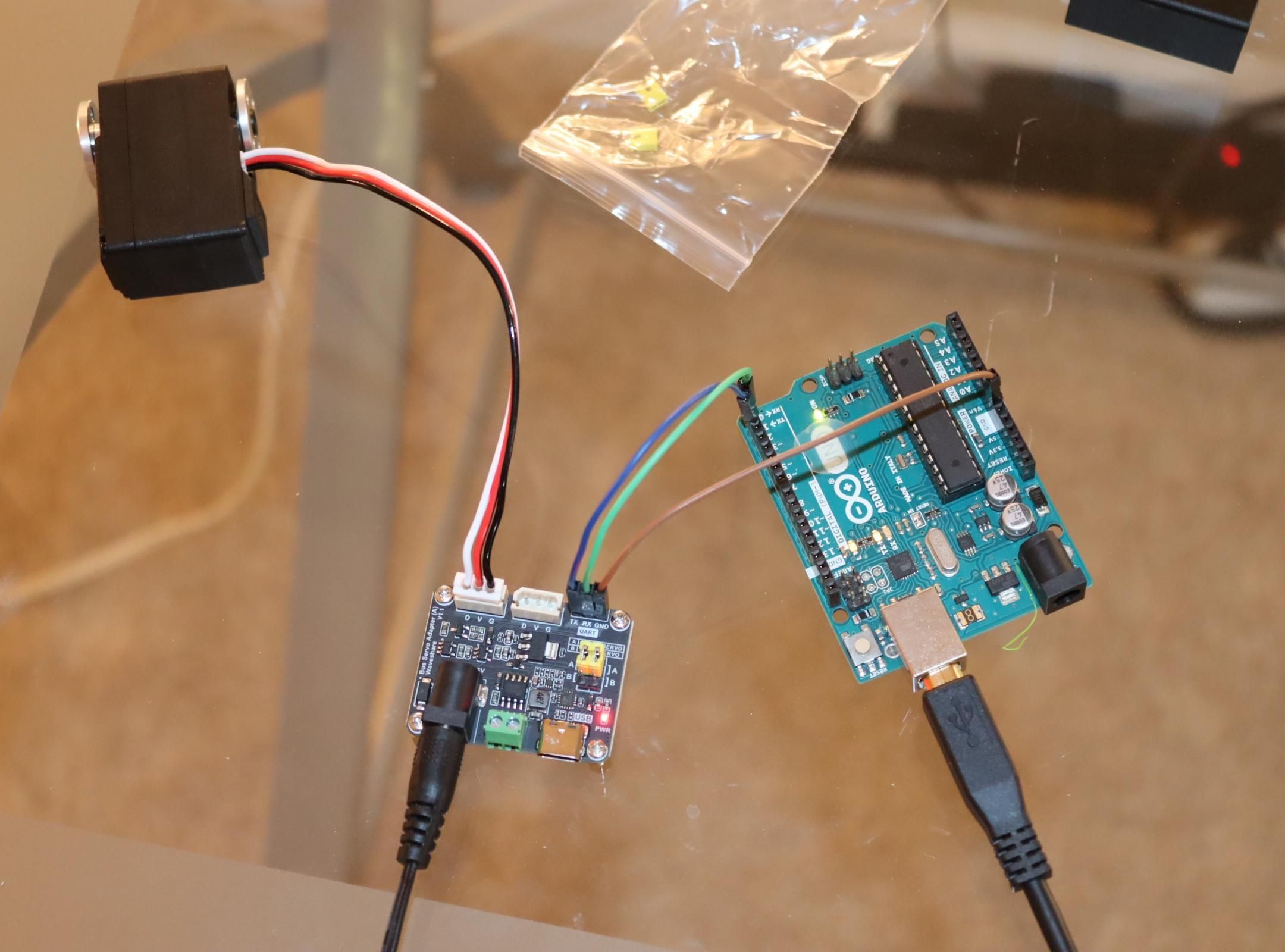 Operating a Serial Servo (Waveshare) Using Arduino