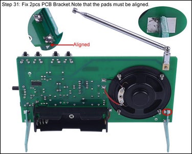 Fix 2pcs PCB Bracket