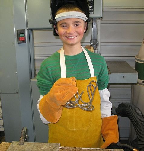 Brandon Welds a Napkin Holder